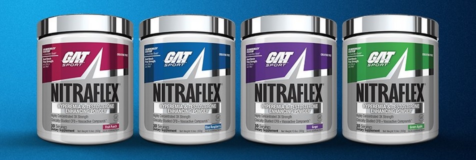 Gat Sport Nitraflex Pre-Workout 4 Flavors
