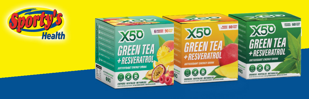 X50 Green Tea Banner