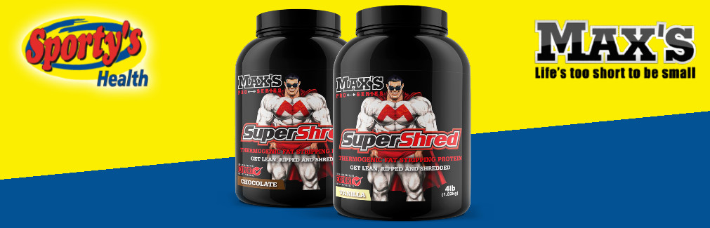 maxs super shred protein banner