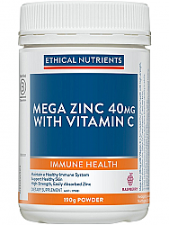 Ethical Nutrients Mega Zinc 40mg With Vit C