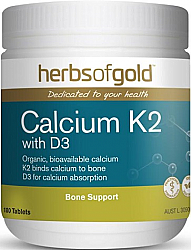 Herbs of Gold Calcium K2 with D3