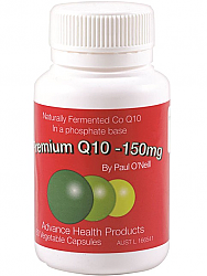 Paul O Neills Advanced Health Products Premium Q10 150mg