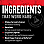 ingredient details