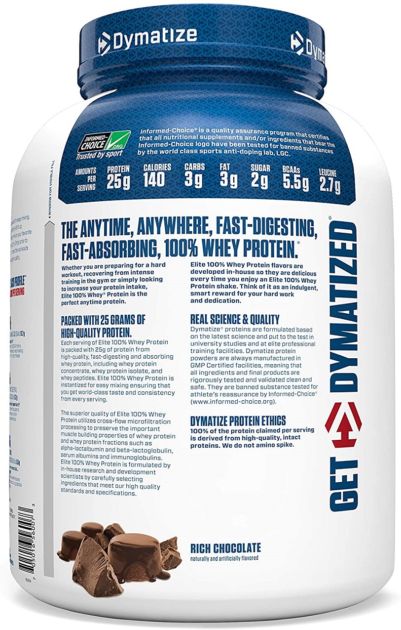 Dymatize Elite 100% Whey | Sporty's Health