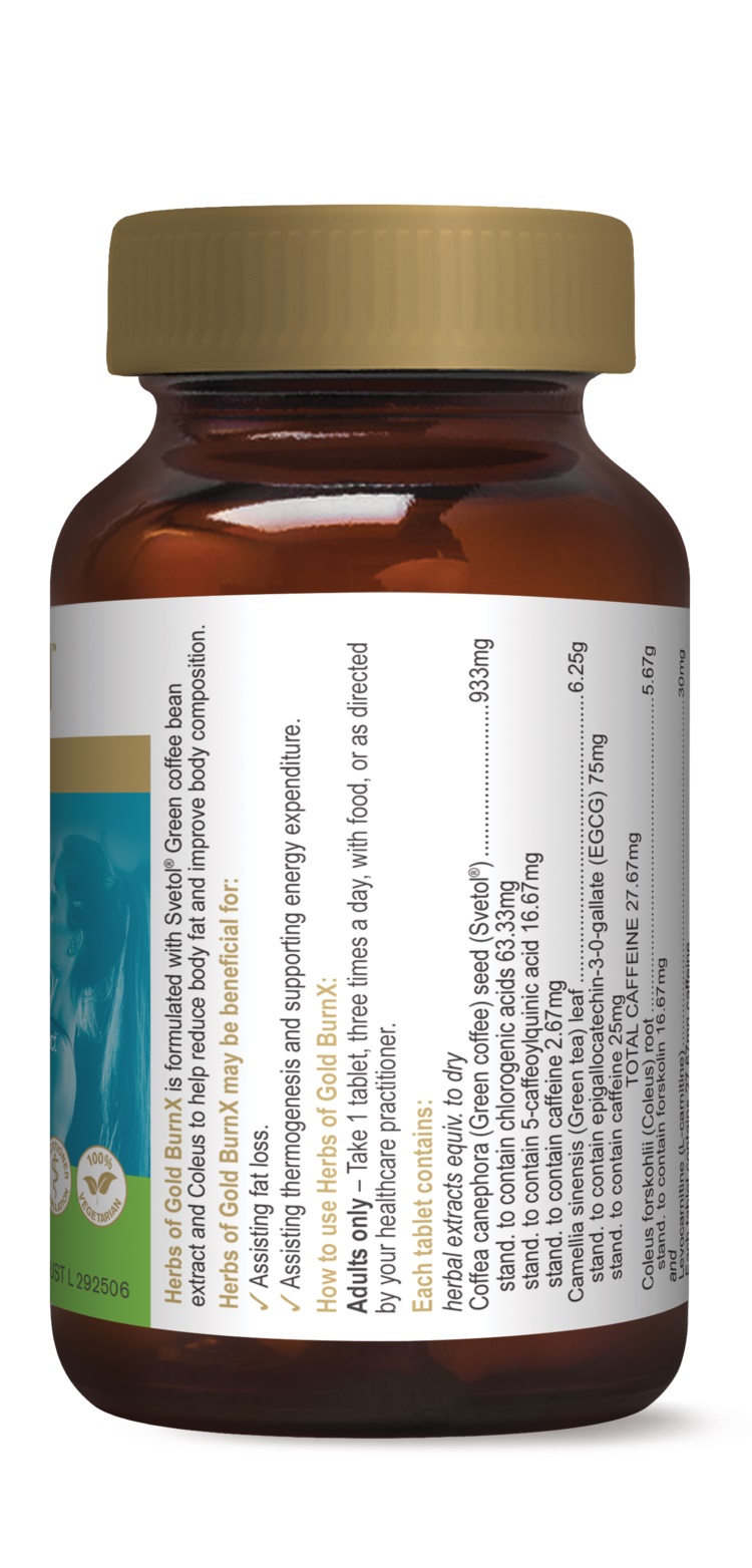 Herbs of Gold BurnX Thermogenic Support Sporty's Health