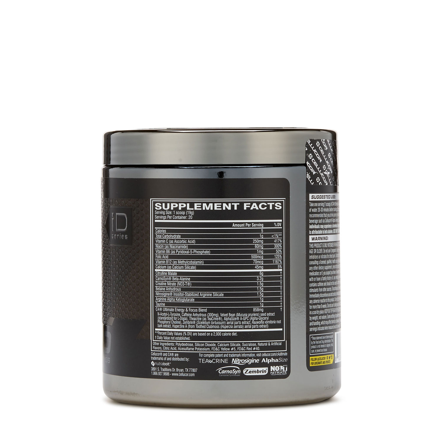 Calories In C4 Pre Workout WorkoutWalls