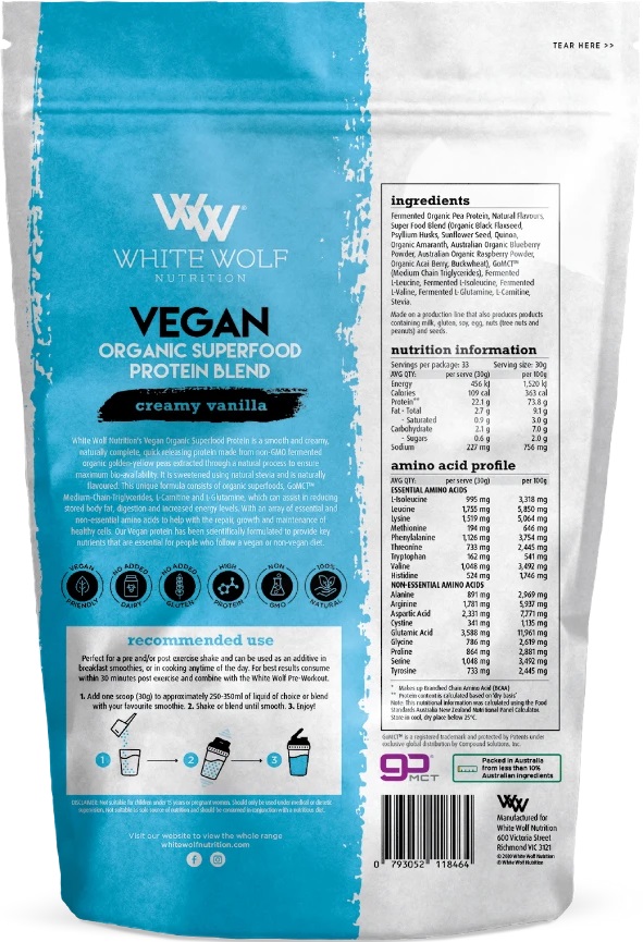 White Wolf Vegan Protein | Sporty's Health