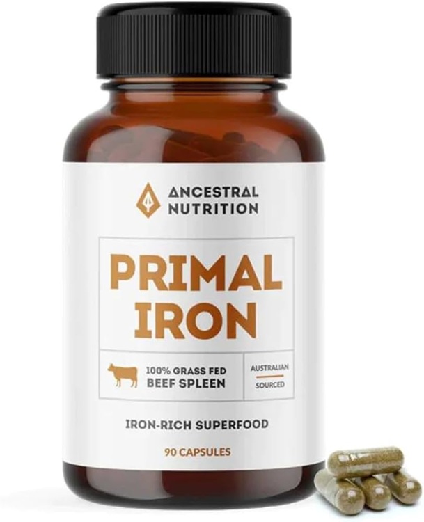Ancestral Nutrition Primal Iron Beef Spleen Capsules