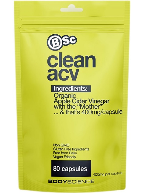 Body Science BSc Apple Cider Vinegar Capsules Organic