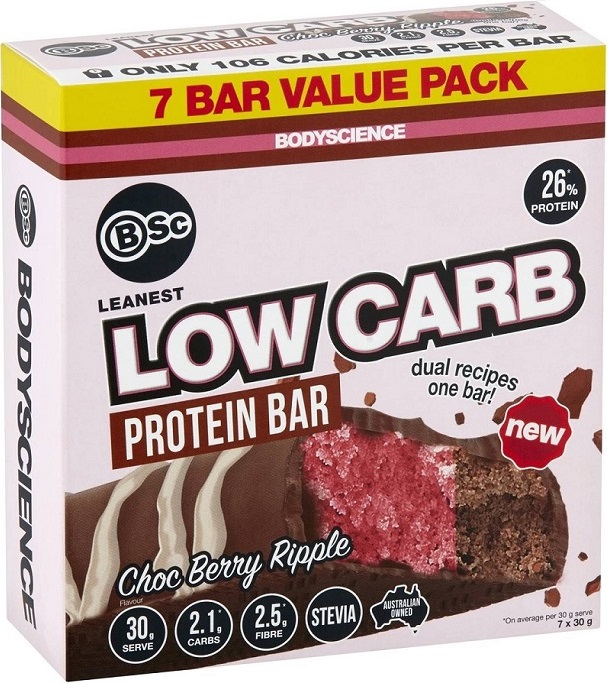 Body Science BSc Leanest Low Carb Hi Protein Bar