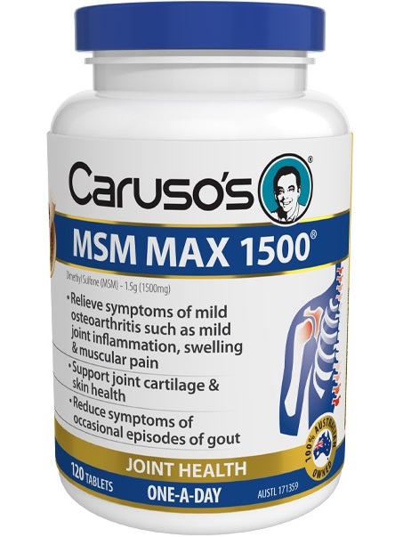 Carusos Natural Health MSM Max 1500