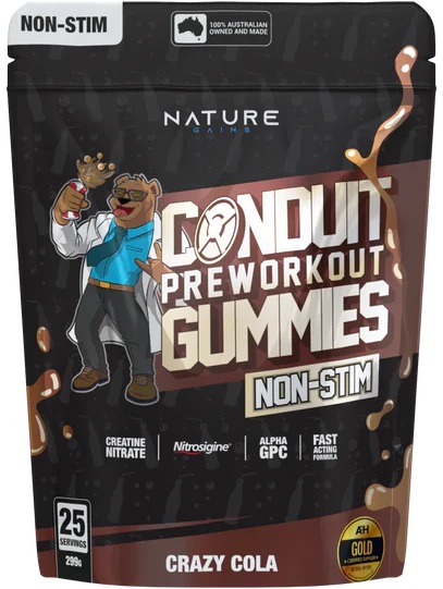 Nature Gains Conduit Pre Workout Non-Stim Gummies