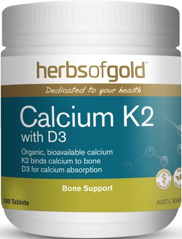 Herbs of Gold Calcium K2 with D3