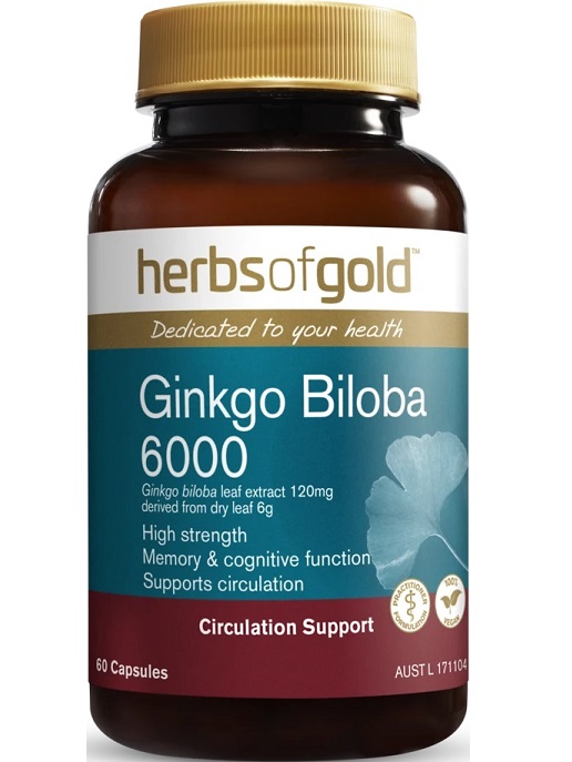 Herbs of Gold Ginkgo Biloba 6000