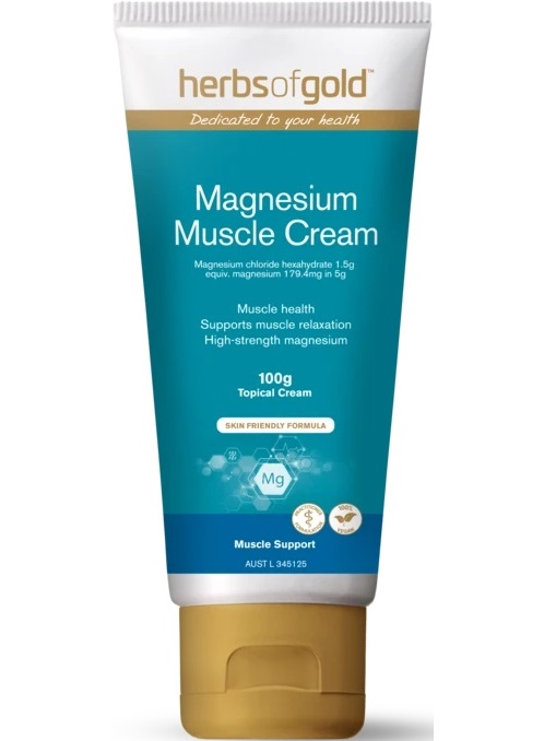 Herbs of Gold Magnesium Muscle Cream