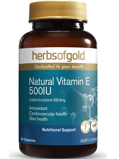 Herbs of Gold Natural Vitamin E 500IU