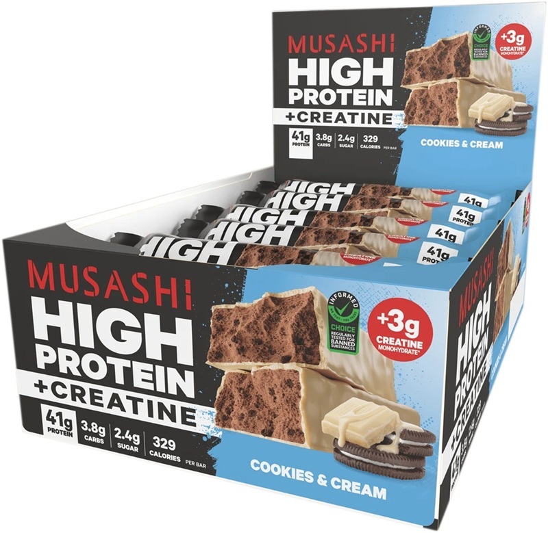 Musashi High Protein Bar + Creatine