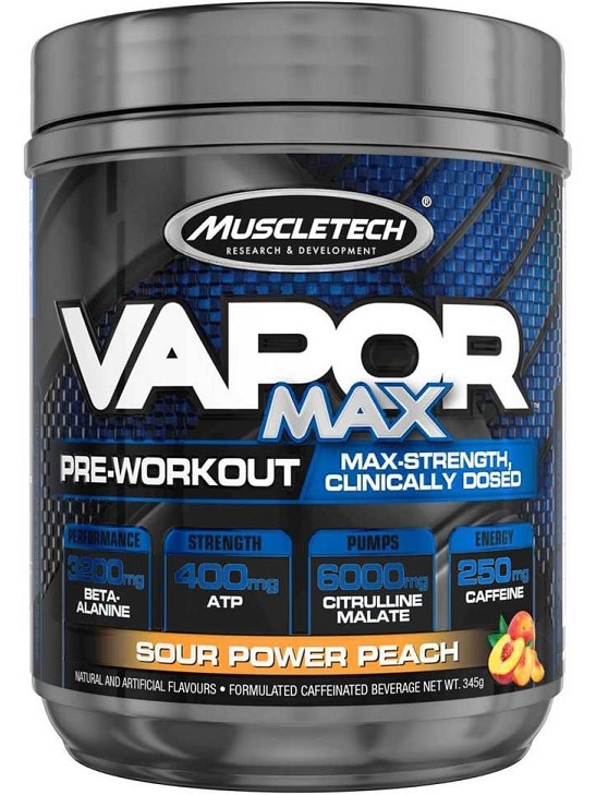 Muscletech Vapor MAX PreWorkout Sporty's Health