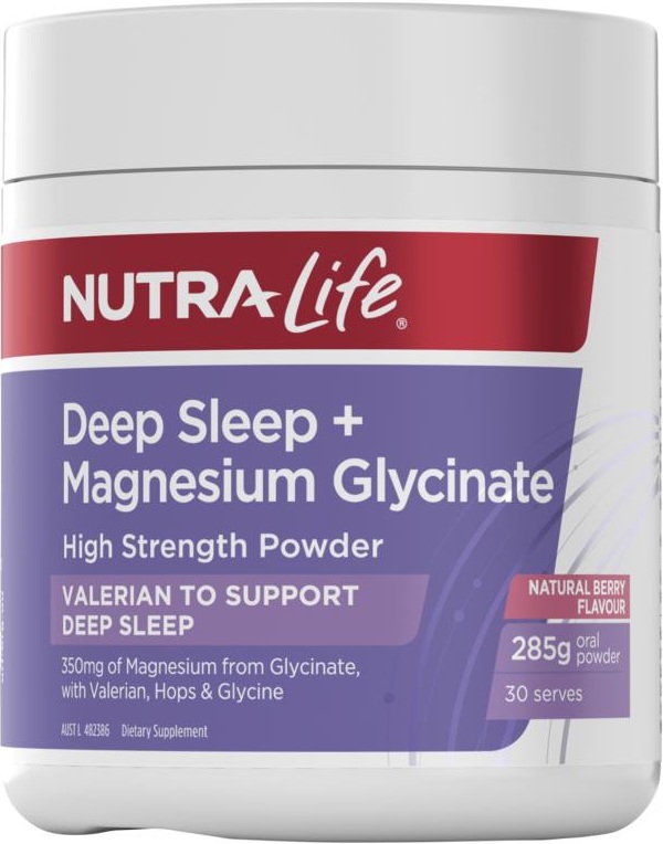 Nutra-Life Deep Sleep + Magnesium Glycinate Powder