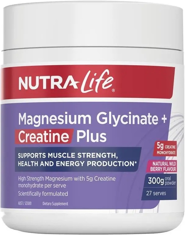 Nutra-Life Magnesium Glycinate + Creatine Plus