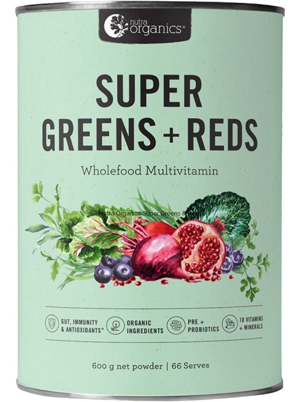 Nutra Organics Super Greens + Reds