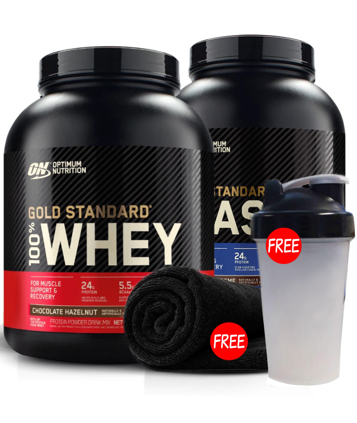 Optimum Nutrition Gold Standard Whey + Casein Stack