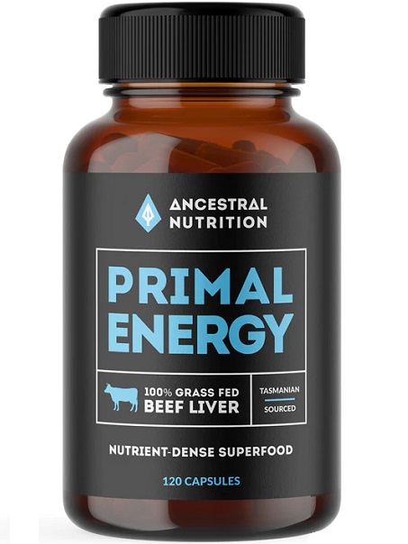 Ancestral Nutrition Primal Energy Grass Fed Beef Liver
