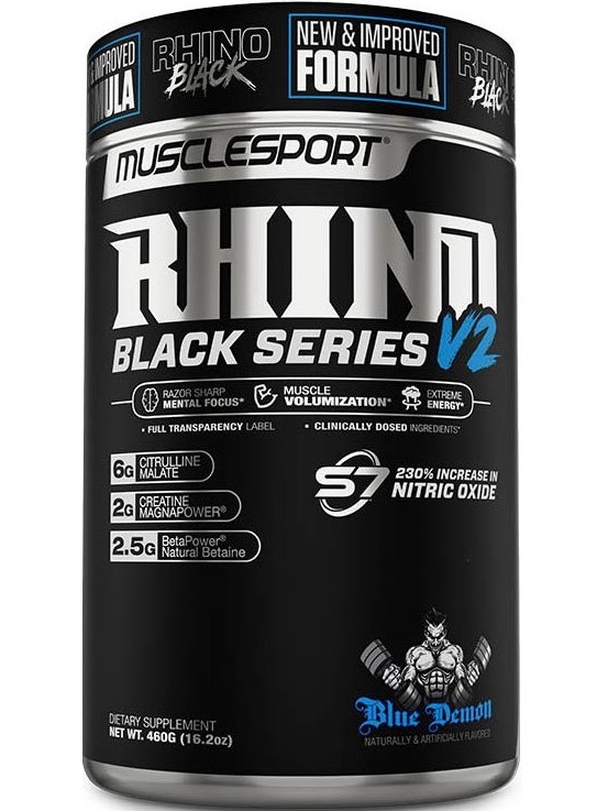 Musclesport Rhino Black Series Preworkout