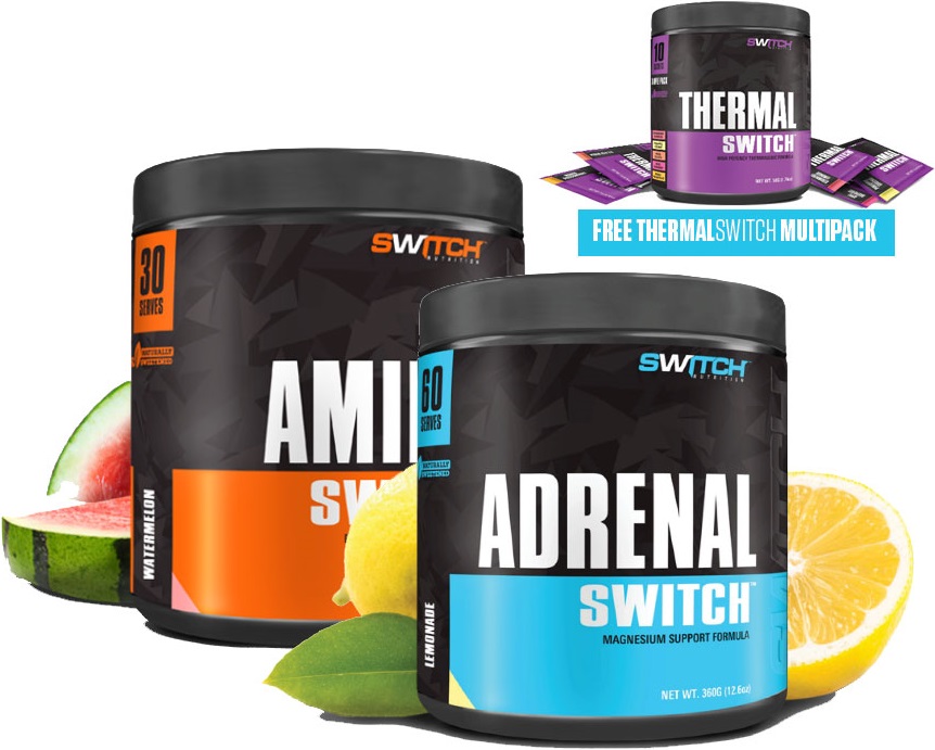 Switch Nutrition Adrenal Switch Plus Amino Switch Stack