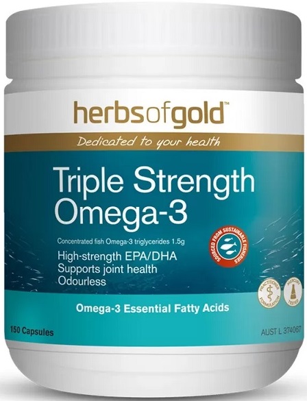 Herbs of Gold Triple Strength Omega-3