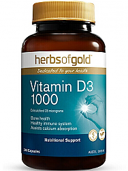 Herbs of Gold Vitamin D3 1000