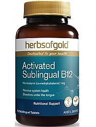 Herbs of Gold Activated Sublingual B12 1000