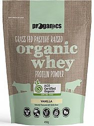 Proganics Organic Whey Protein Grass Fed