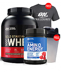 Optimum Nutrition Whey Gold Amino Energy Stack