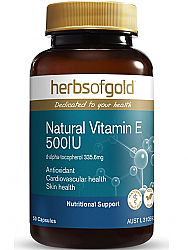 Herbs of Gold Natural Vitamin E 500IU