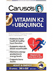 Carusos Vitamin K2 Plus Ubiquinol