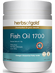 Herbs of Gold Fish Oil 1700 Odourless