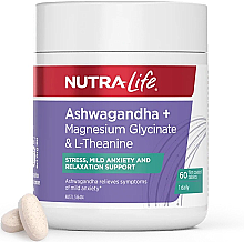 Nutra-Life Ashwaganda + Magneisum Glycinate + L-Theanine