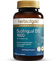 Herbs of Gold Sublingual B12 1000