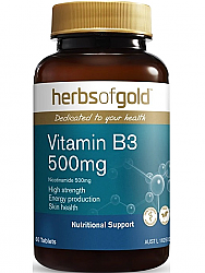 Herbs of Gold Vitamin B3 500mg