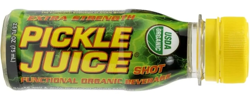 a container of pickle juice