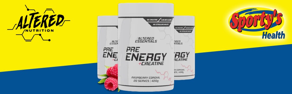 altered nutrition pre workout creatine
