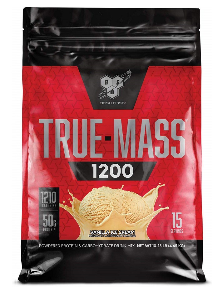 bsn true mass bag vanilla flavour