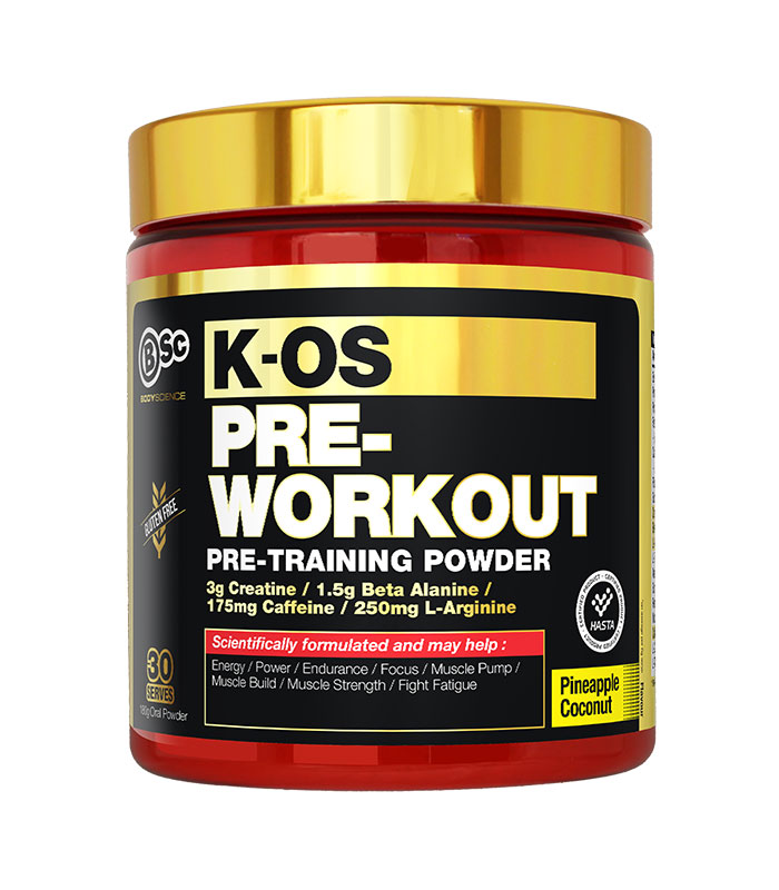 BSc KOS PreWorkout Sporty's Health