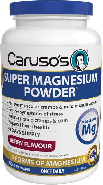 carusos magnesium powder berry flavour