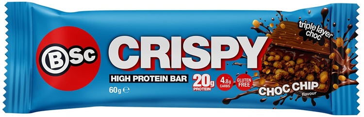 a blue protein bar