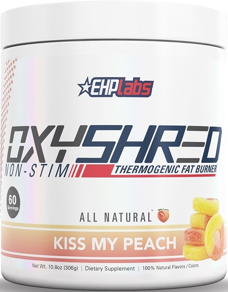 oxyshred non stim peach flavour