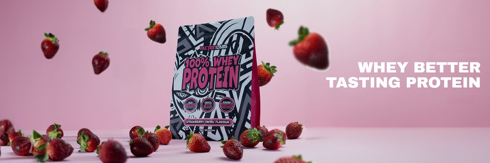 strawberry protein banner