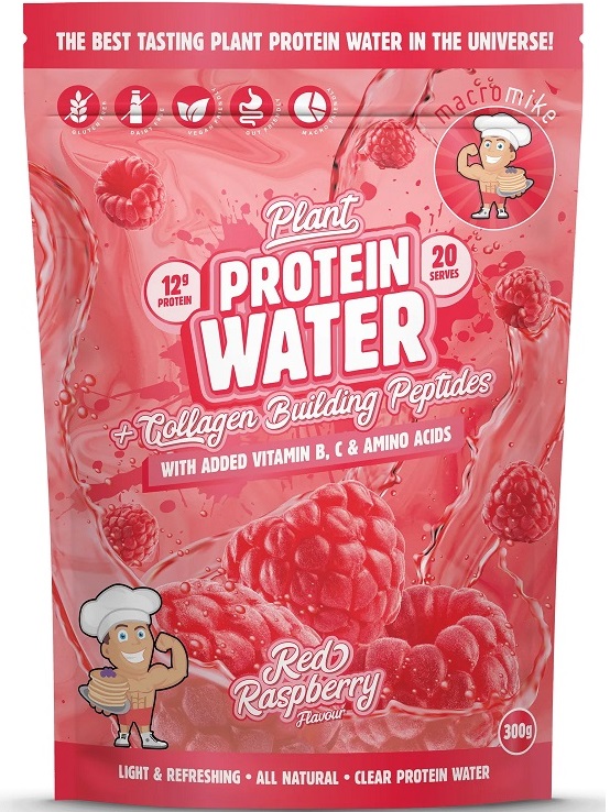 raspberry flavoured protein water