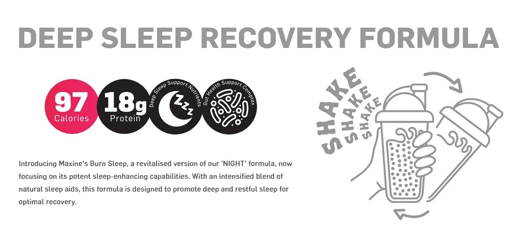 burn sleep infographic